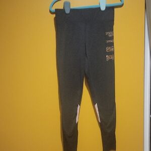 PINK Victoria's Secret Black Leggings with Logo